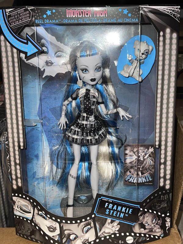 Boneca Monster High Frankie Stein Reel Drama 2022 MATTEL